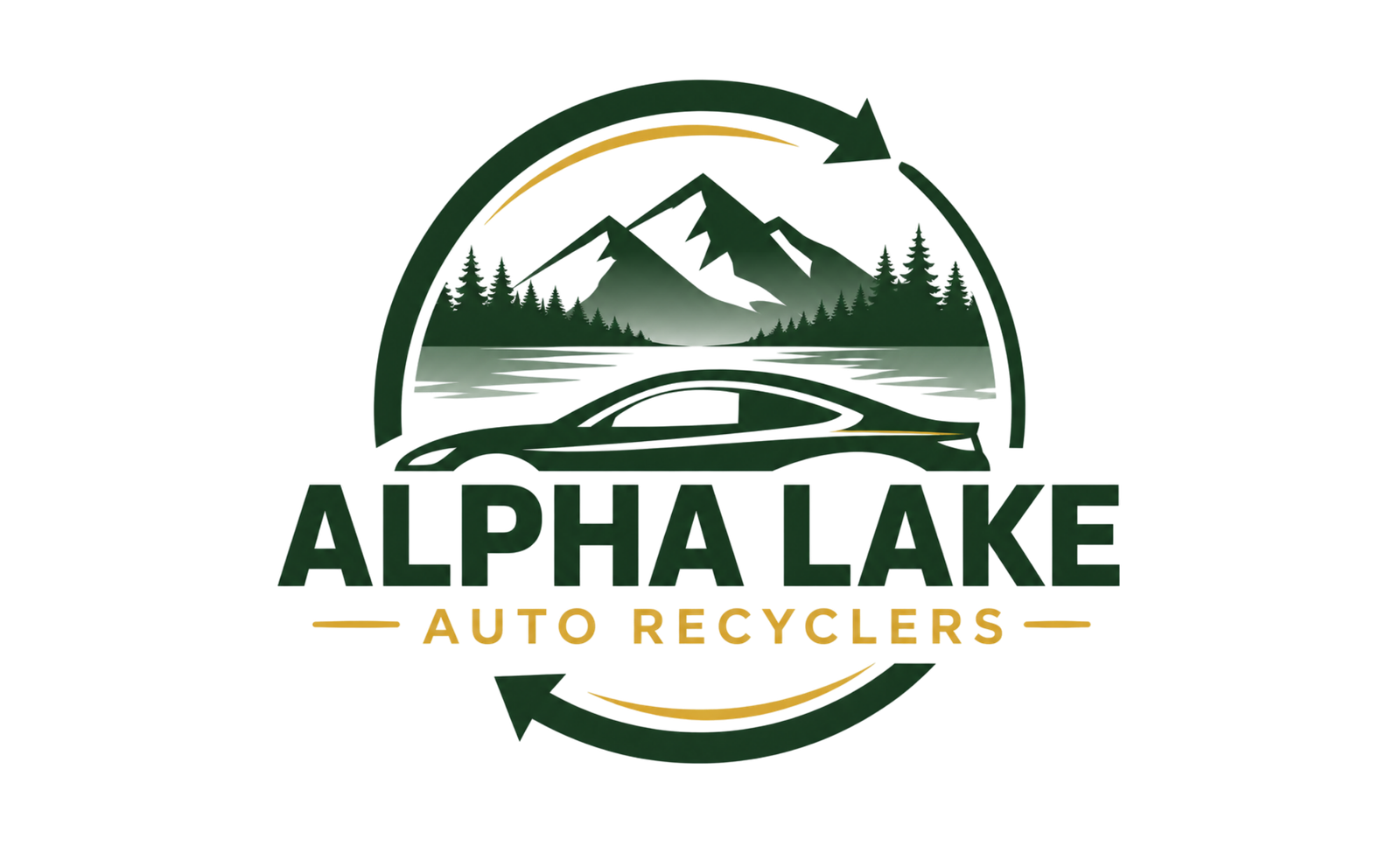 ALPHA LAKE AUTO RECYCLERS LOGO